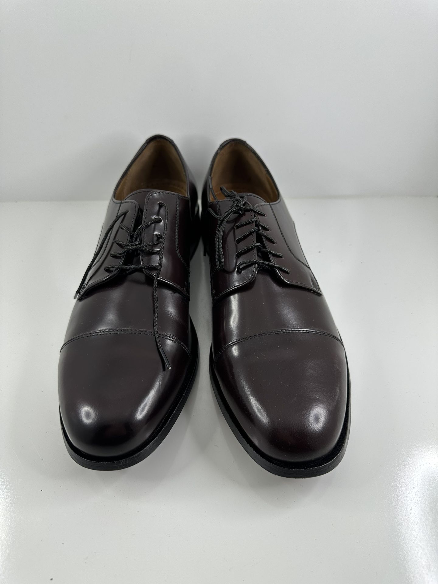 NEW Florsheim Broxton Cap Toe Oxford Dress Shoe Size 10 D 11222-601 Burgundy