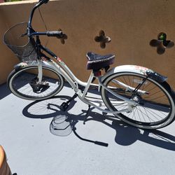 Beach cruiser bike