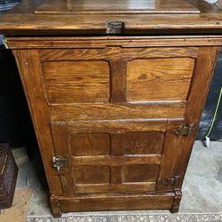 antique Oak Icebox