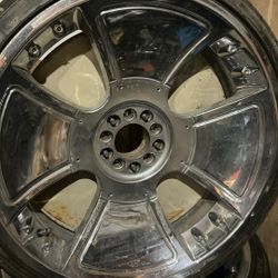 22” Rims, Spacer/adapter, AND Rim brake Dust Covers  