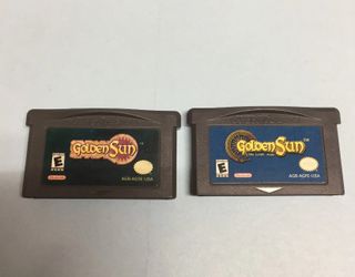 Nintendo GBA Golden Sun Part 1 And 2 