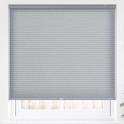 Lazblinds Cordless Cellular Shade 35”Wx64”L Light Grey Blinds Only 