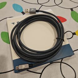 RAMPOW Charger Cable RAA08 (USB 2.0 Nylon Micro

Cable(6.6ft), gray&black)New