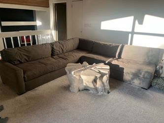 Restoration Hardware RH Maxwell Sectional – Performance Fabric – 2 Piece – 9’ × 9’ Retail $18k