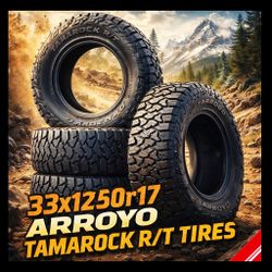 Brand New 33X12.50R17 Arroyo Tamarock RT Tires