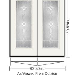 Hurricane Impact Double Exterior Doors