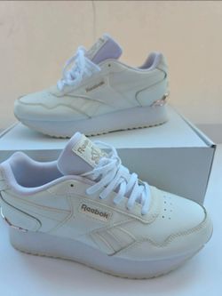 Reebok Classic Leather Double Platform Sneakers
