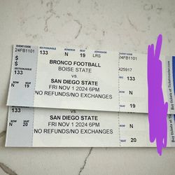 BOISE STATE VS SAN DIEGO STATE TICKETS 