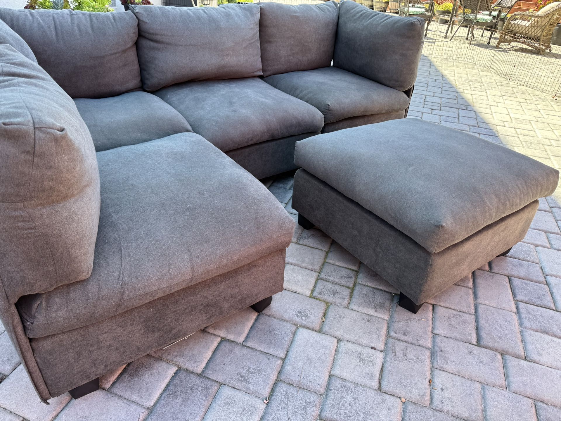 Gray Cloud Modular Sectional
