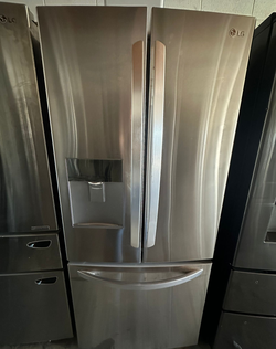 Stainless LG French Door Fridge with Water Dispenser