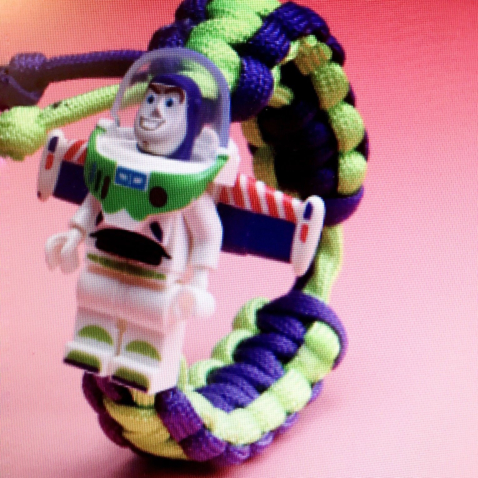 2 Kid toy bracelest. (Buzz and Spiderman)