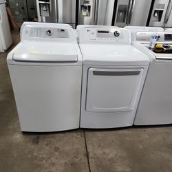 Lg Kenmore Large Capacity Washer Dryer Set 