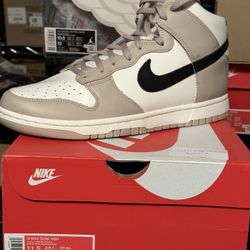 NEW 2022 NIKE DUNK HIGH “Fossil Stone” Sz5.5y, 9.5m, 10m, 10.5m