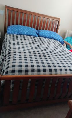 Queen Bed Frame + Mattress/Box Spring