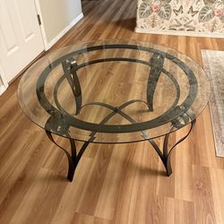 Glass coffe table