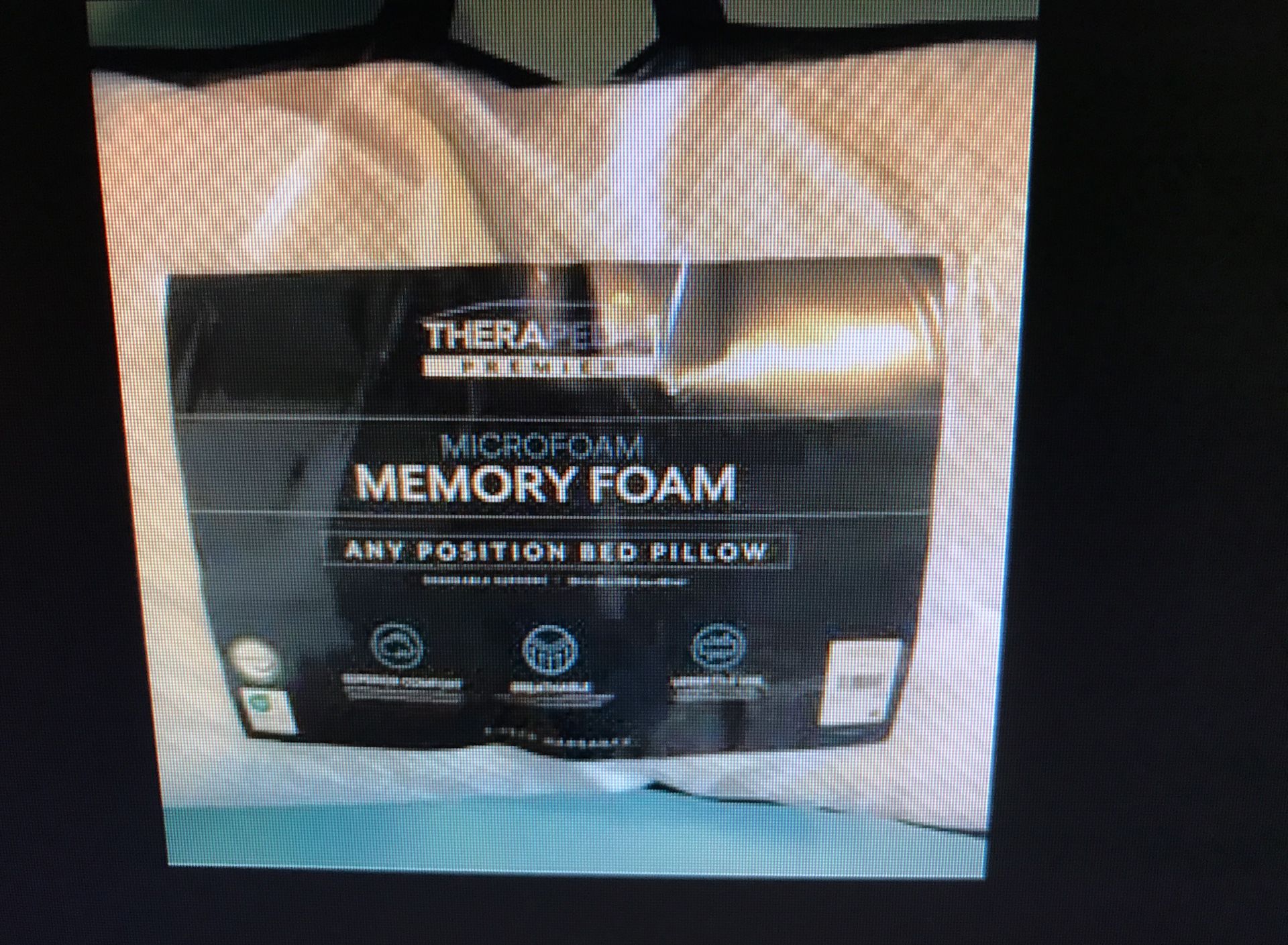 Therapedic memory foam pillow