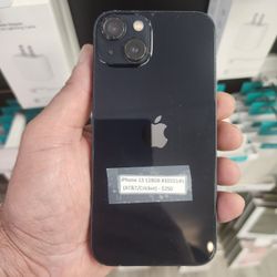 Apple IPhone 13 128GB in Midnight (AT&T/Cricket). 