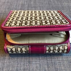 Gia Bernini wallet - Rose/Khaki Color