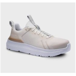 TIMBERLAND PRO SETRA COMP-TOE ATHLETIC WORK SHOES WOMEN'S WHITE TAN