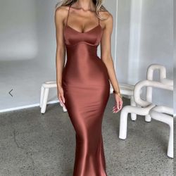 Rust Maxi Dress