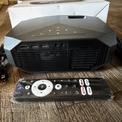 NEW 4K WiFi Projector w/ Netflix, Prime Video & Bluetooth