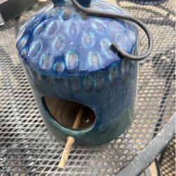 Ceramic Bird House 