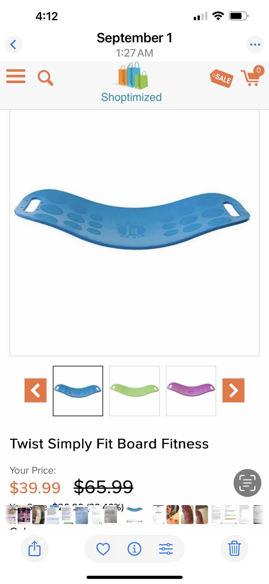 Twist Simply Fitness Board