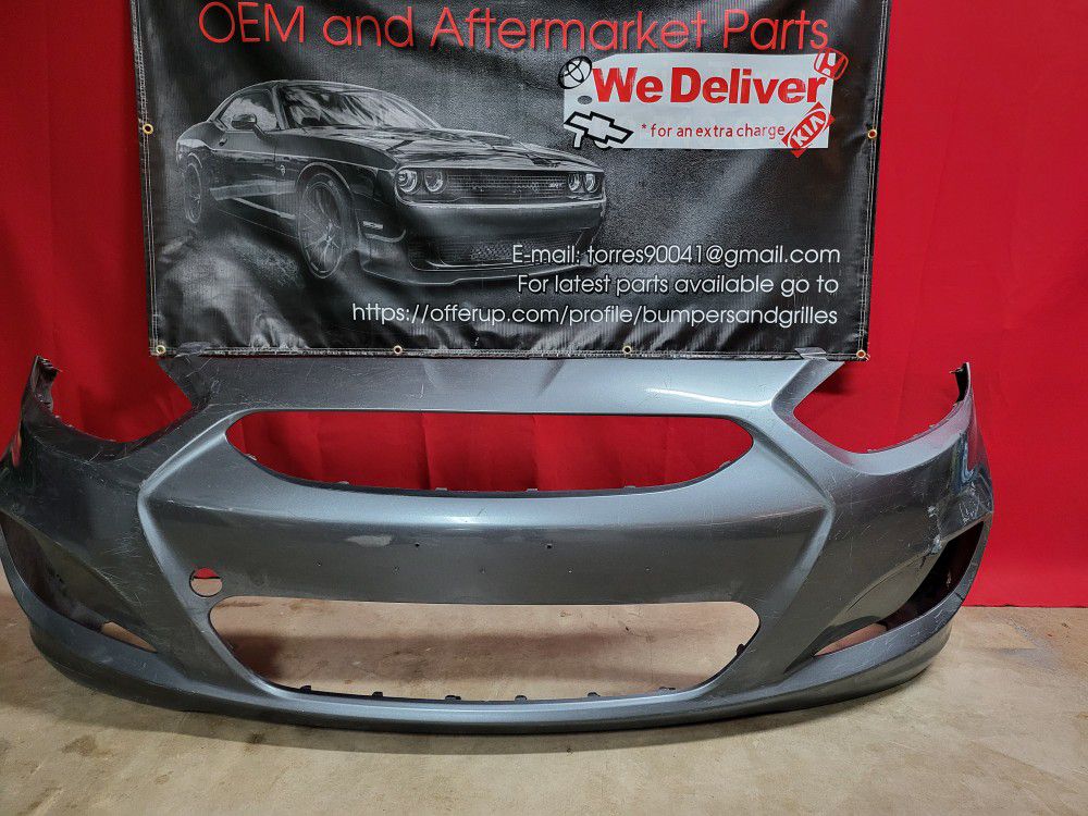 2012 - 2017 Hyundai Accent Front Bumper Oem 