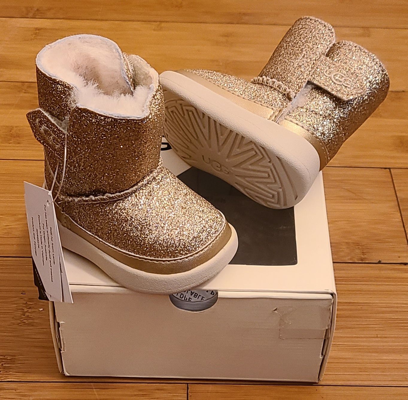 Baby Glitter UGG Boots Size 0/1 Toddler