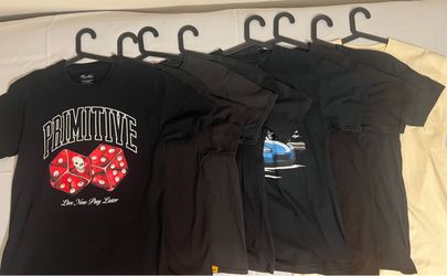 Men’s Large T-Shirt Lot 8 Primitive Vans SpaceX Starlink Reckless Graphic Tees