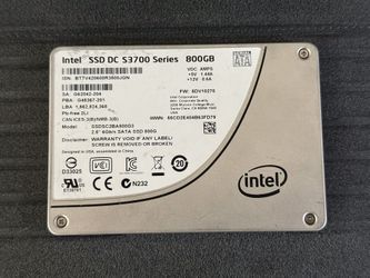 Intel 800GB SSD Drive