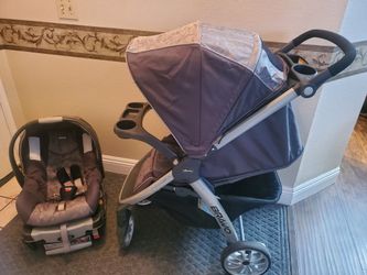 Car Seat W Base And Stroller