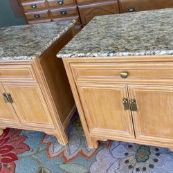 Mármol Top Stand Solid Wood Perfectly Condition 