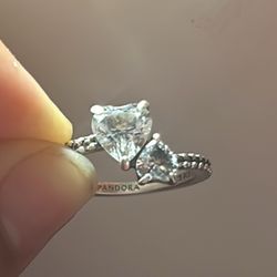 Silver Exclusive  Pandora Promise Ring 
