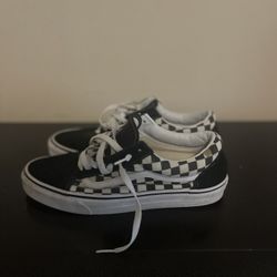 Vans Old Skool Checkerboard Black 