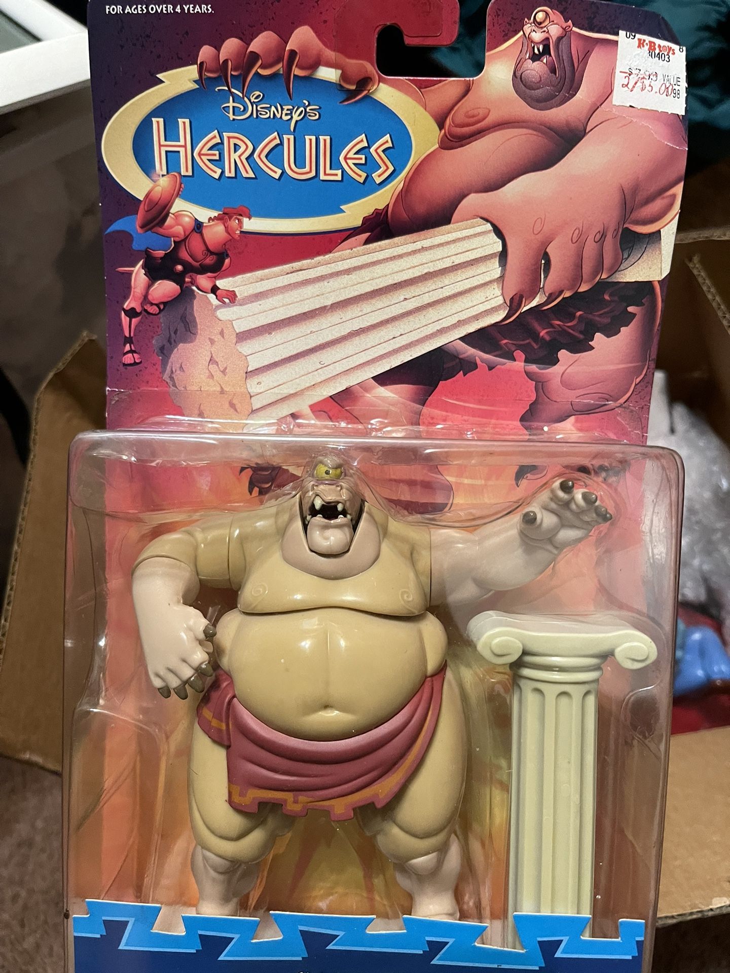 Vintage Disneys Hercules Action Figure Toy