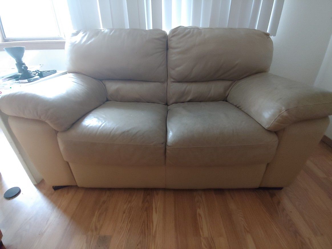 Free Leather Couch & Loveseat