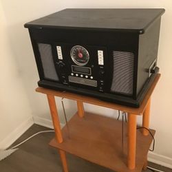 Victrola Aviator 8-in-1 Record Player + Table