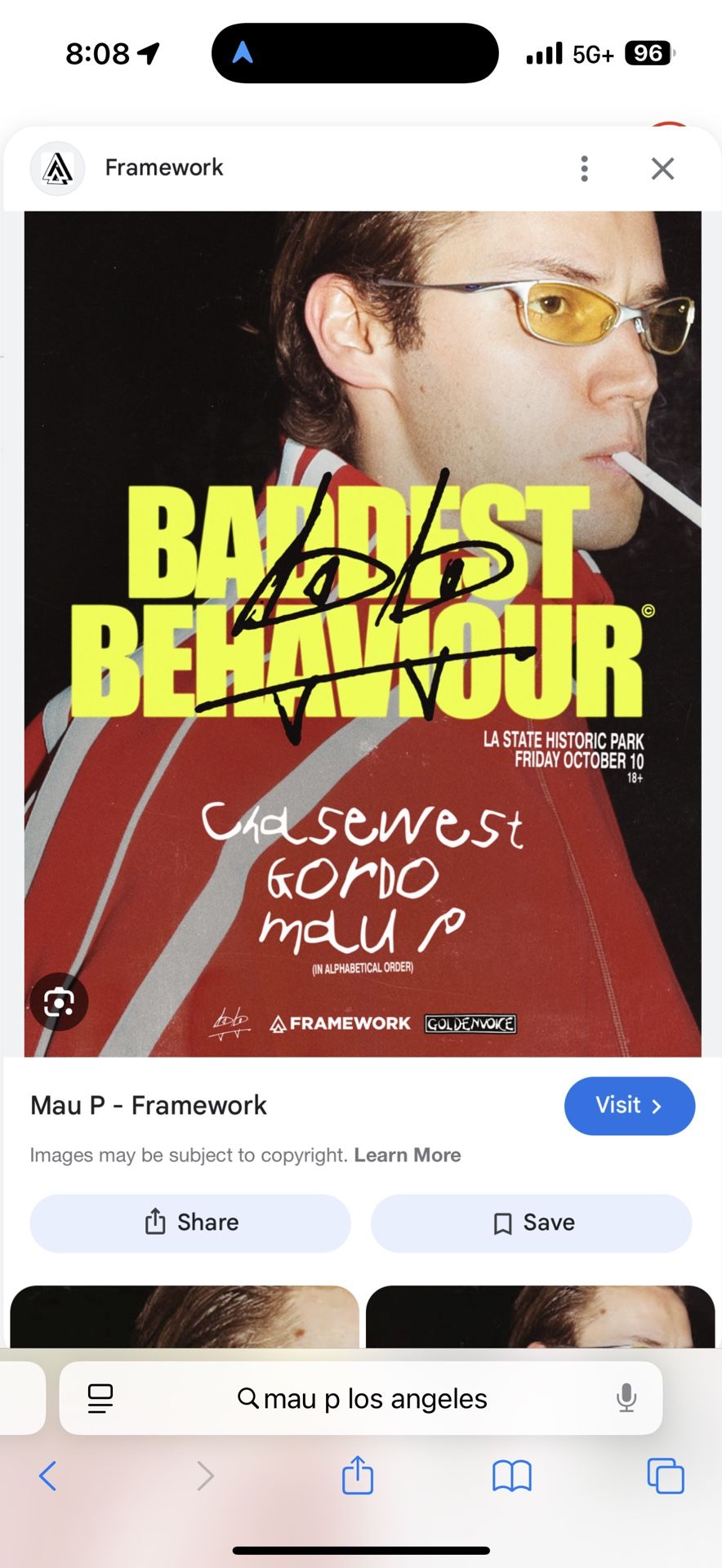 2 Mau P LA Tickets 10/10