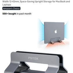 Aluminum Vertical Laptop Stand Dock Holder