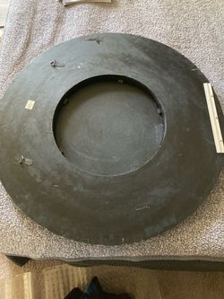 Nautical Porthole Studded Leather Miror