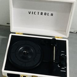 Victrola Bluetooth Portable Suitcase Record Player 