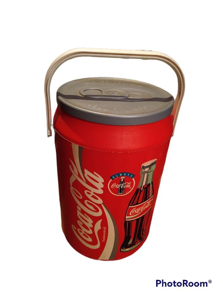 Coke Coca Cola Cooler Kooler Kraft 20" Tall Can Vintage 1993. Great shape. Normal wear.