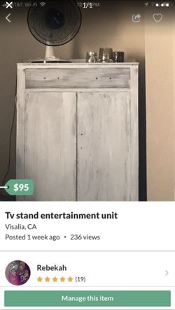 Super cute armoire or tv shelf sturdy well made