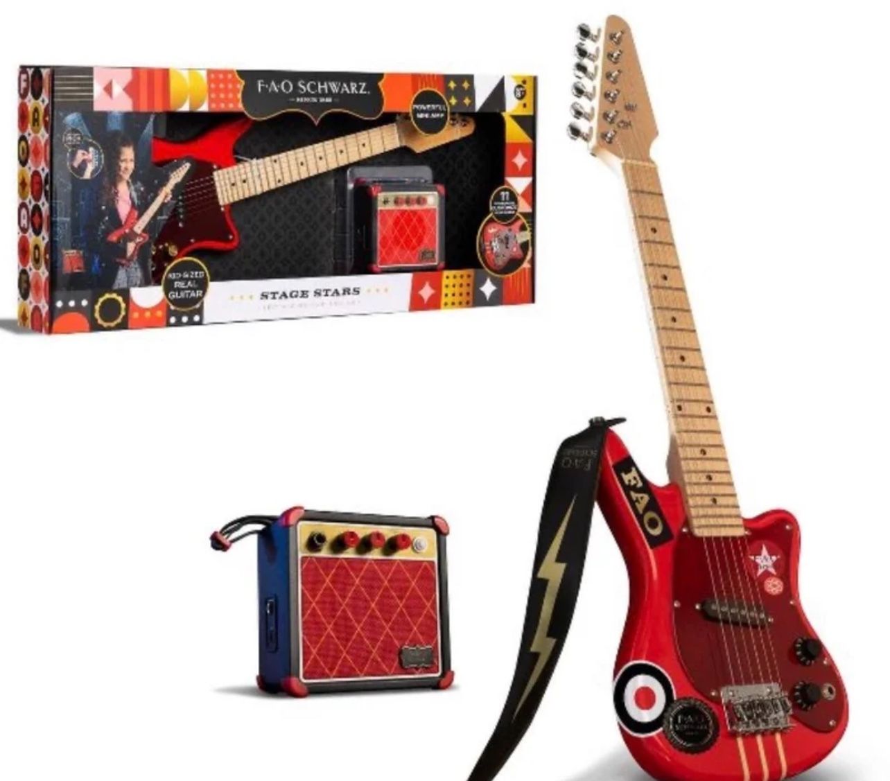 FAO Schwarz Stage Stars Electric 6-String Guitar And Amp