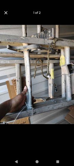 Two 32ladders both needs 1 safety latch$150