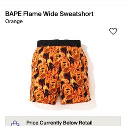 Bape Flame Shorts 