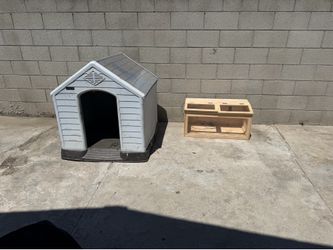 Dog house and chick house
