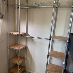 Rack storage closet clothes hanger