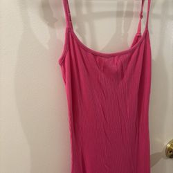 Hot Pink Cotton On Skims Dress Size M 